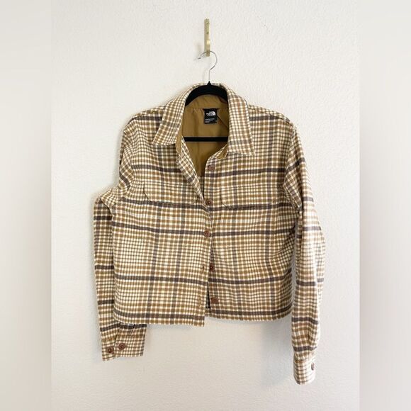The North Face Utility jacket in brown Plaid small - Picture 5 of 11